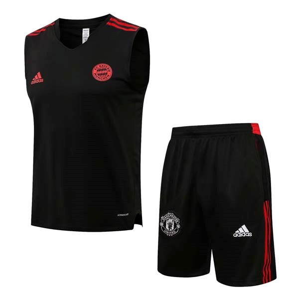 Camiseta Bayern Munich Sin Mangas Conjunto Completo 2022 Negro